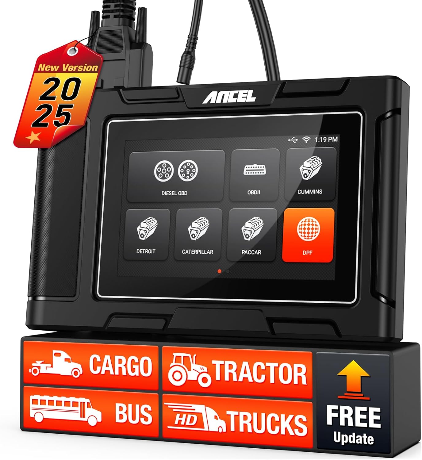 HD3400 Pro Heavy Duty Truck Scanner