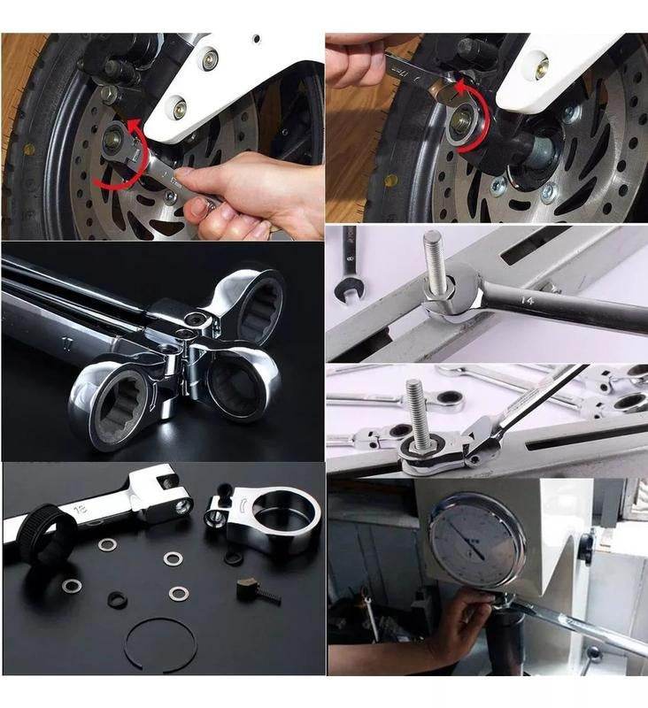 14/16/17 Pcs Ratcheting Wrench Set